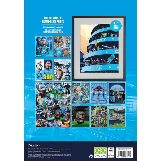 Adult Manchester City FC Deluxe Calendar 2026
