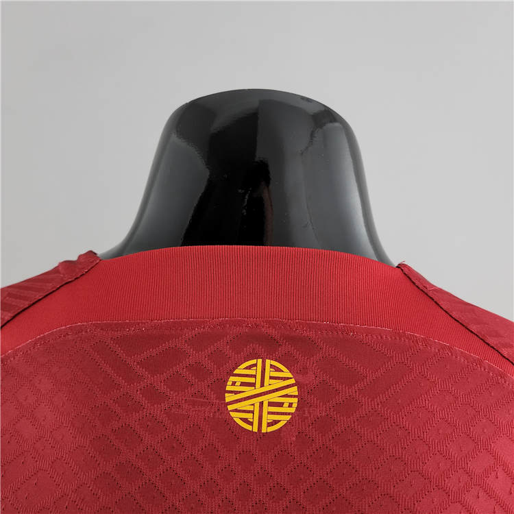 Official Portugal 2022 World Cup Home Red Soccer Jersey Authentic