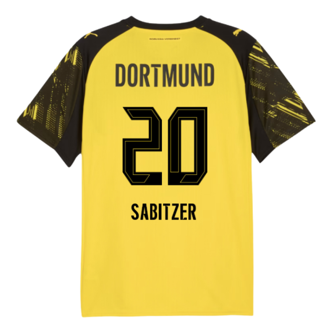 Performance 2025-2026 Borussia Dortmund Home Shirt (Sabitzer 20)
