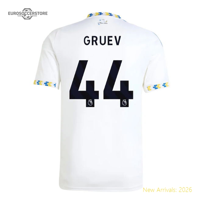 Premium 2025-2026 Leeds United Home Shirt (gruev 44) - Premium