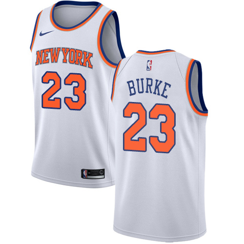 Top-Grade NY Knicks Trey Burke #23 2024 Icon Swingman NBA Jersey