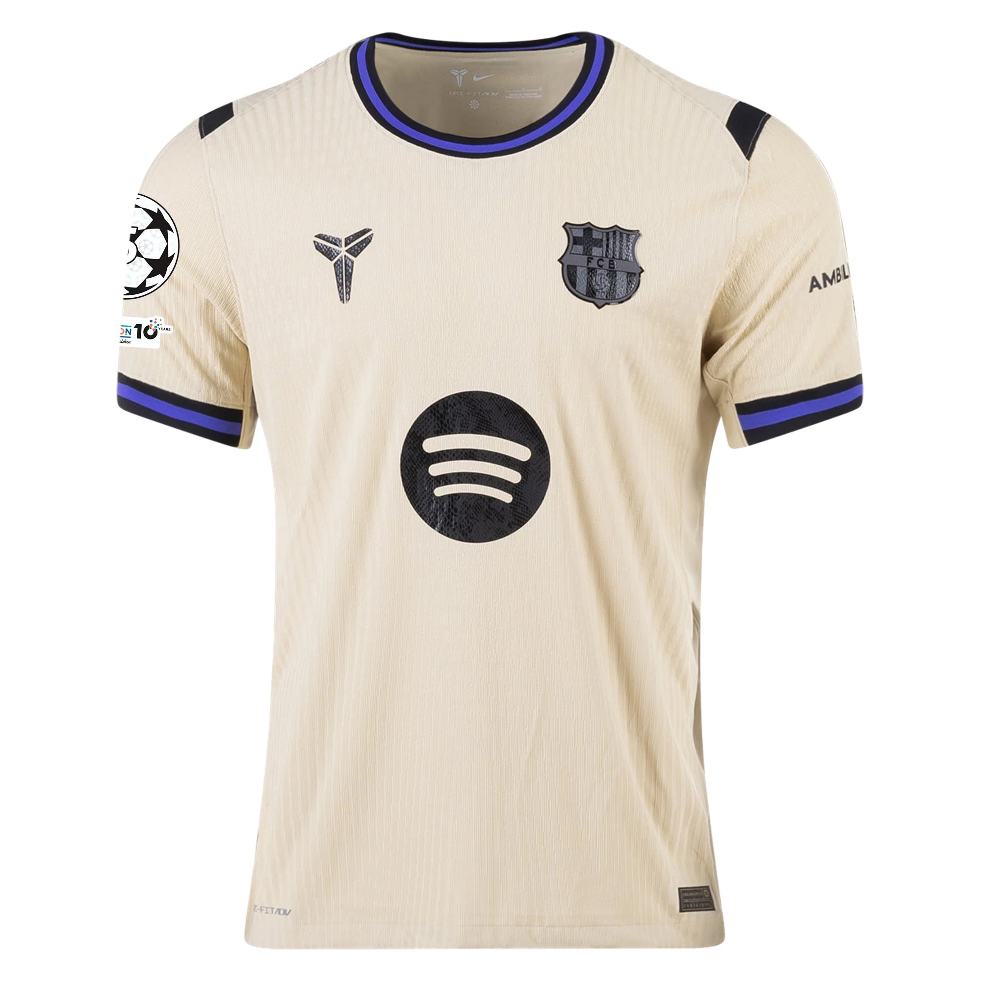 Barcelona Violet/Black) 2025-2026 UCL Away Jersey – Authentic Shirt