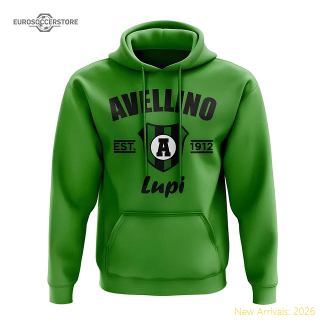Professional-Grade Avellino Established Football Hoody (Green)
