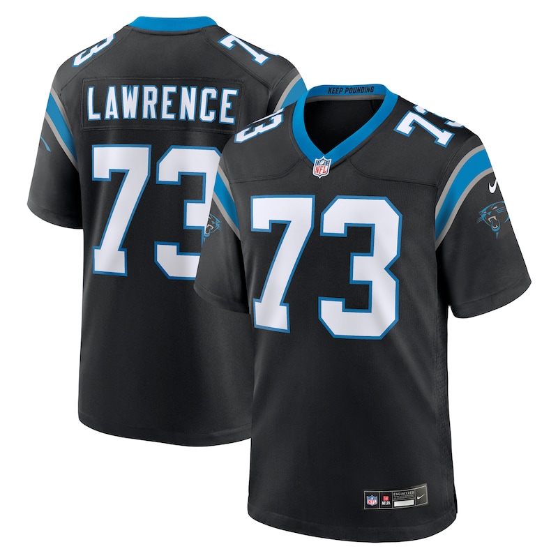 None Rashard Lawrence Carolina Panthers Powerhouse Team Authentic J...