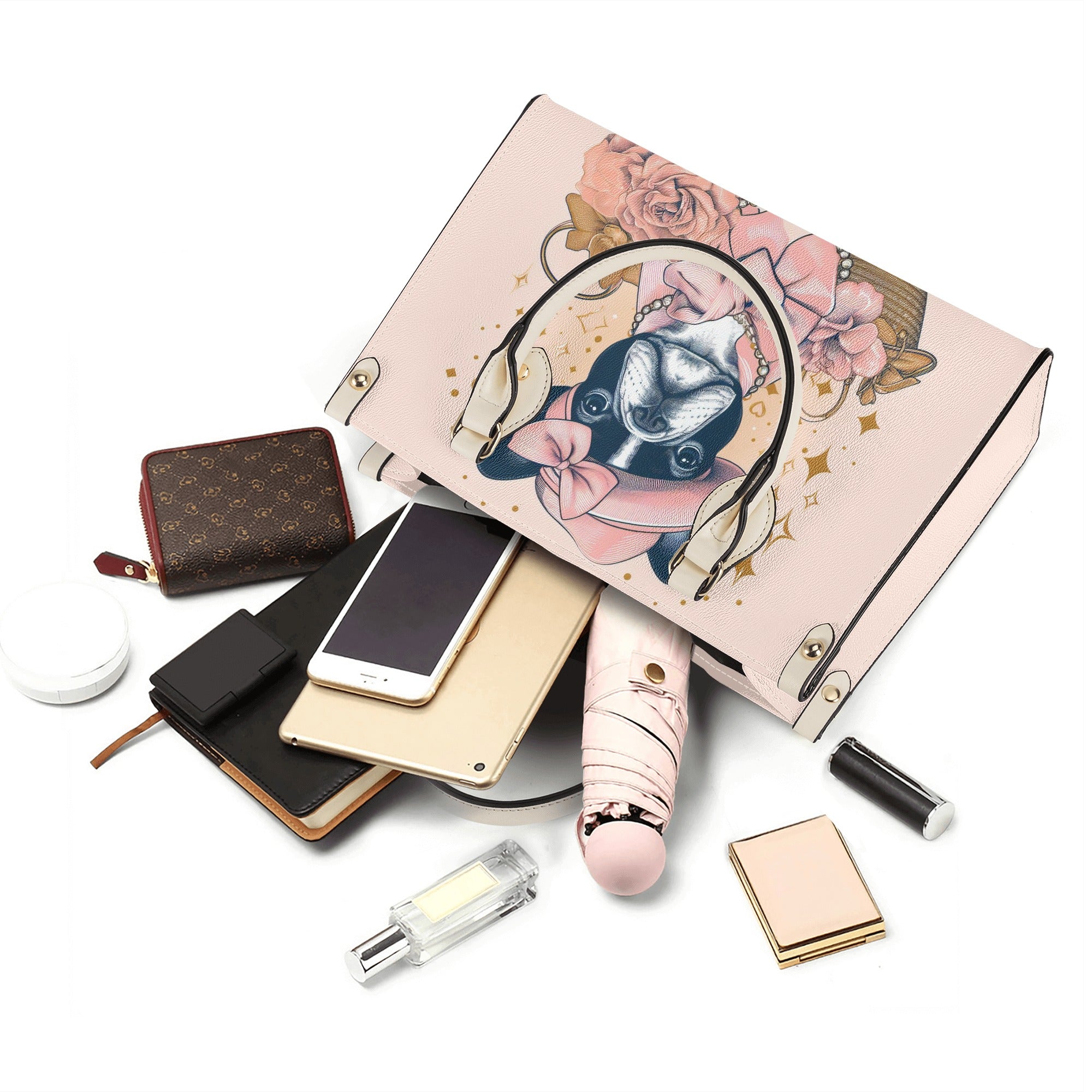 French Bulldog Lover Nina Luxury Women Handbag Stylish Daily Item