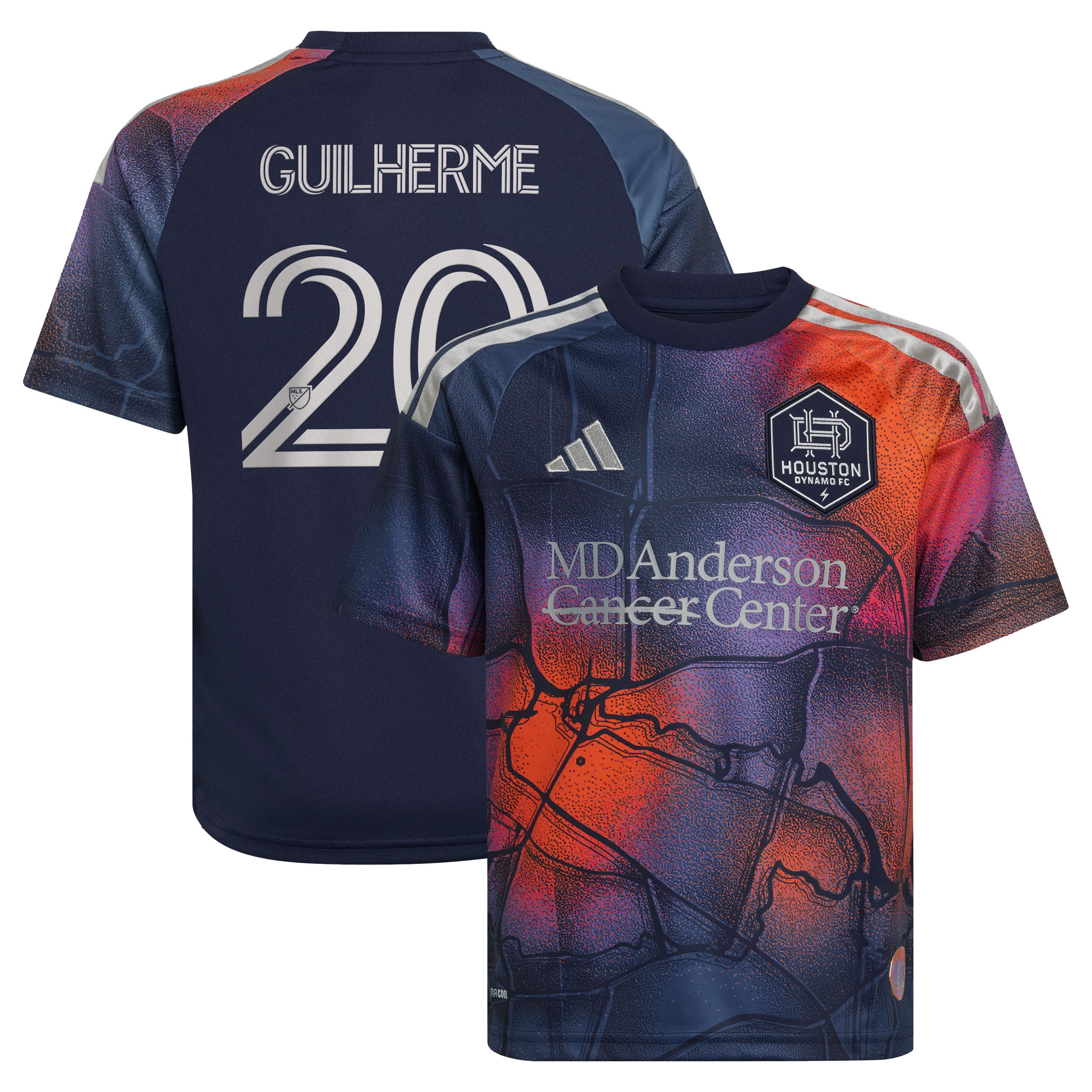 [SD] Guilherme Augusto Vieira dos Santos Houston Dynamo FC Youth 2026 Mission Control Replica Jersey - Blue