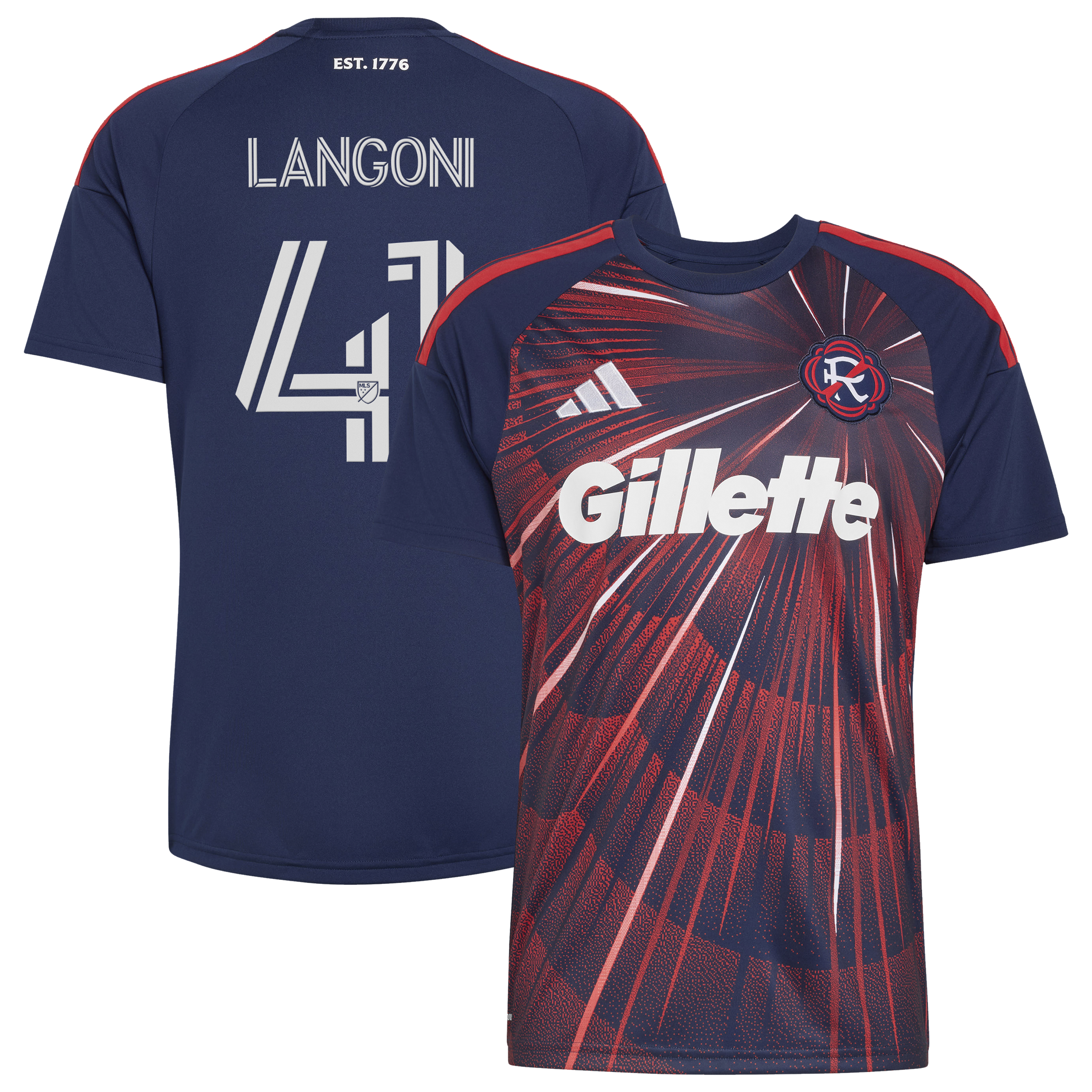 [SJH] Luca Langoni New England Revolution 2026 Independence Day Replica Jersey - Blue