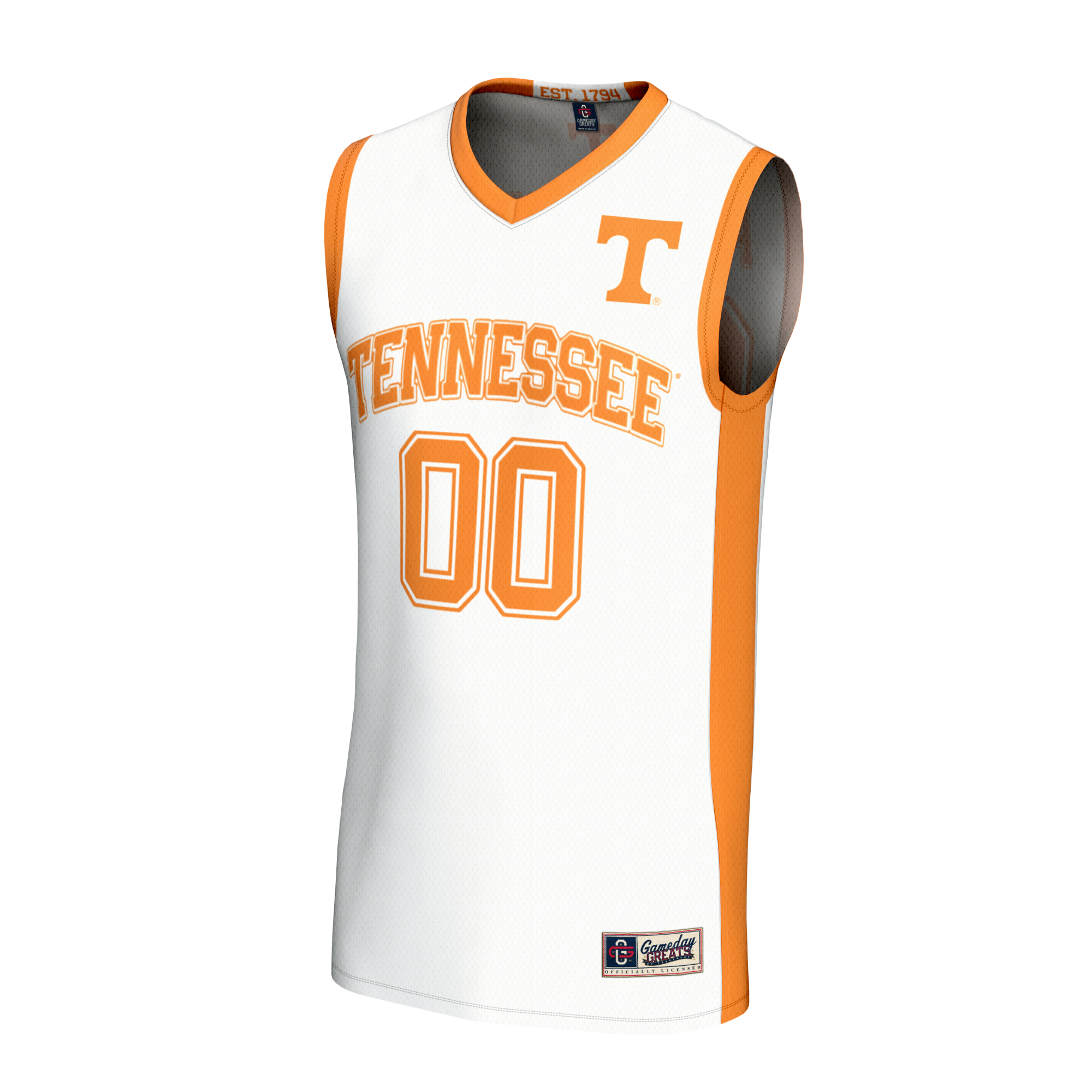 [DDG] Tennessee Volunteers GameDay Greats Youth Lightweight Collegiate Men's Basketball NIL Pick-A-Player Fashion Jersey - White