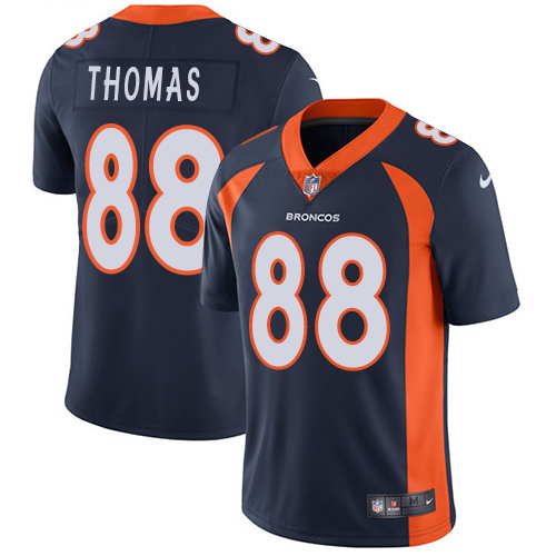 Authentic NFL W D B Broncos #88 Demaryius Thomas Navy Limited Jersey