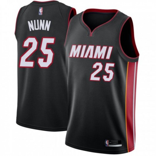 Nike Heat Black Miami Heat #25 Jersey - Value-Priced Basketball Jersey