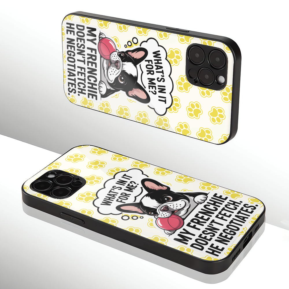 French Bulldog Iphone & Samsung Glass Case Dog Supplies | Safe For Paws