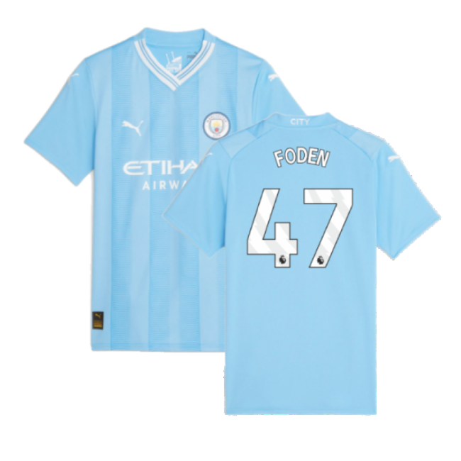 Professional Grade Match Day Football Man City Home Shirt Ladies F...