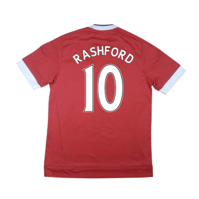 Manchester United 2015-16 Home Shirt (Excellent) (Rashford 10)