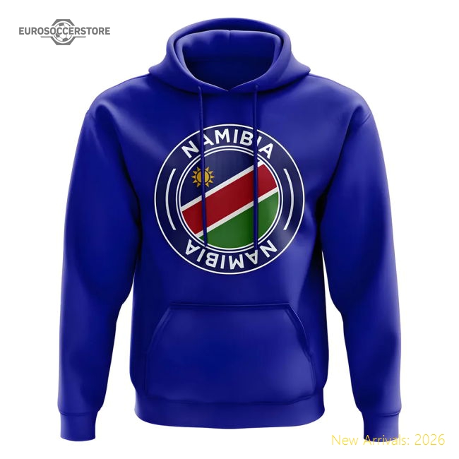 Namibia Football Badge Hoodie (royal) - Premium Collection
