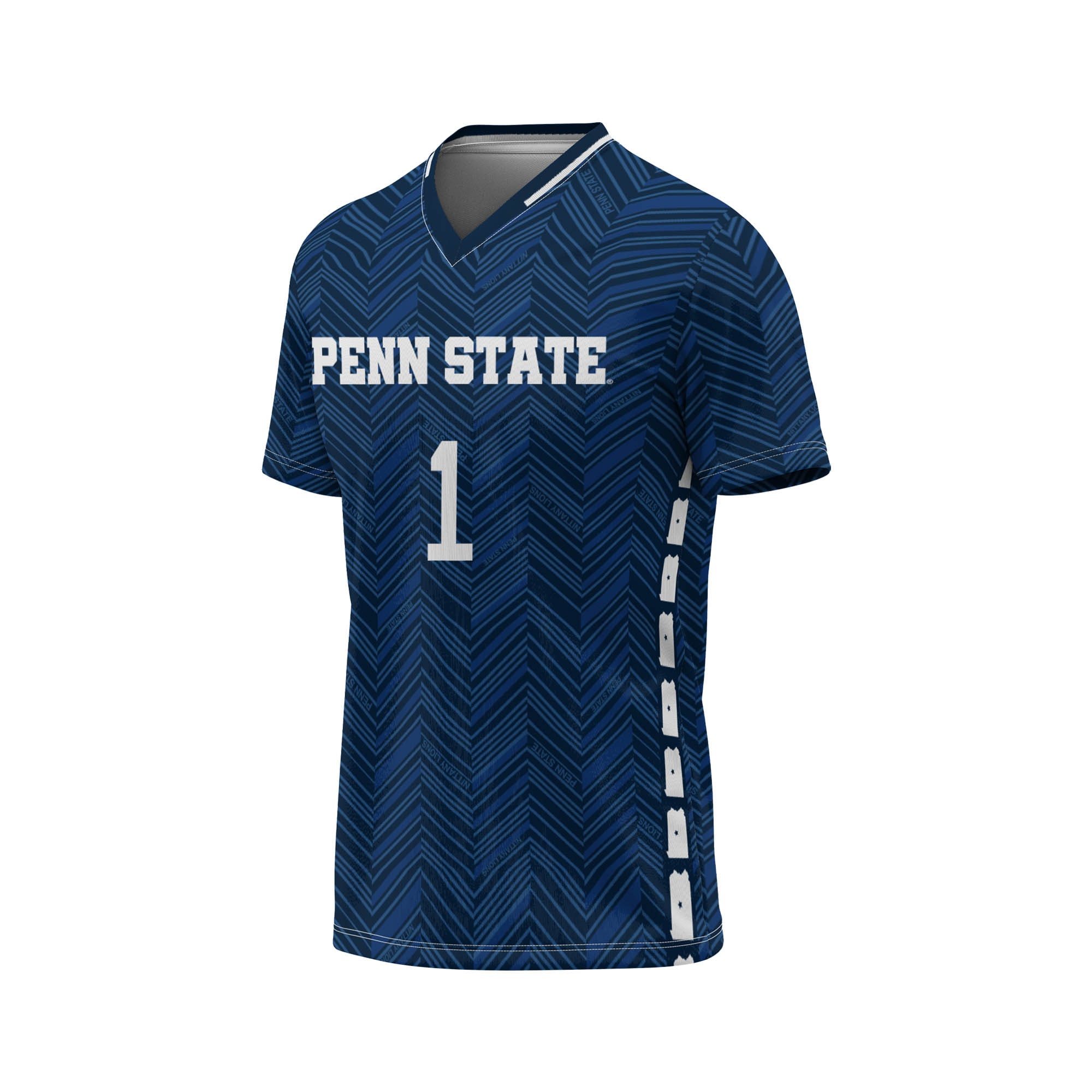 [SJH] Penn State Nittany Lions GameDay Greats Lightweight Soccer Fashion Jersey - Navy