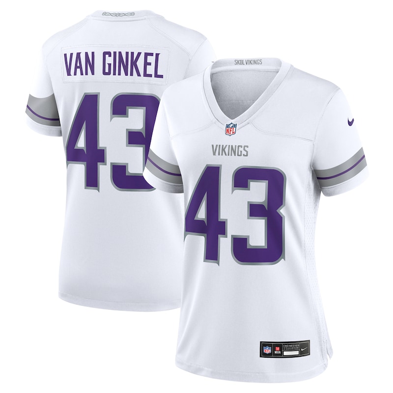 None Andrew Van Ginkel MIN Vikings Classic Professional Jersey