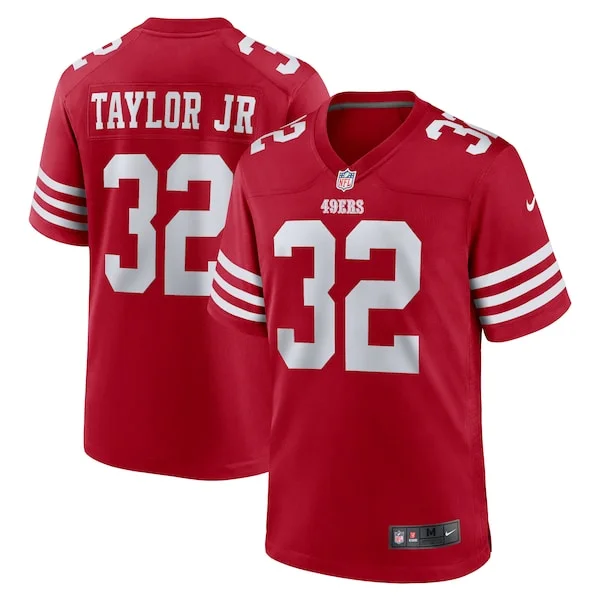 San Francisco 49ers Game NFL Jersey - Scarlet | High-Quality Footba...