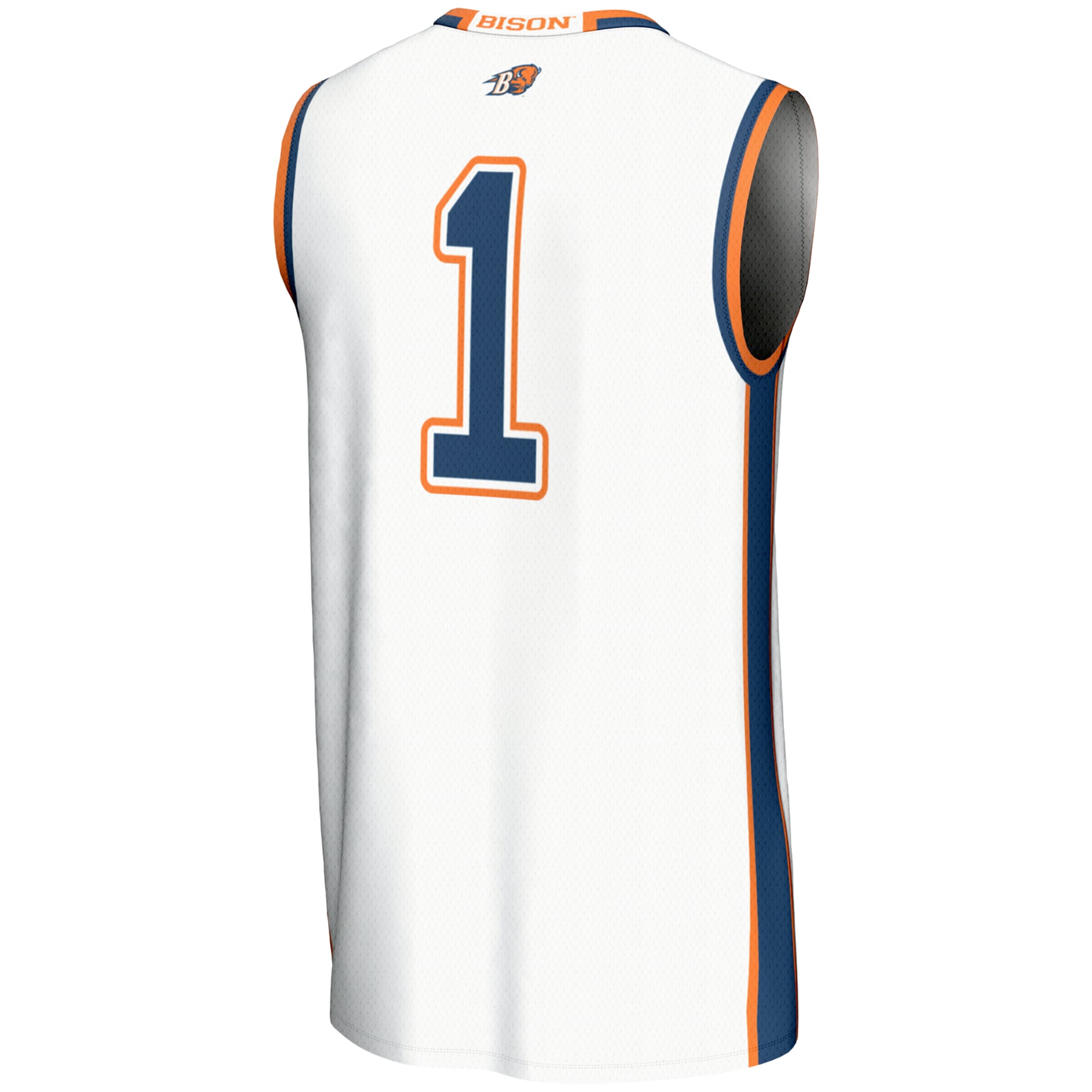 #1 Bucknell Bison GameDay Greats Youth Lightweight Basketball Jersey - White