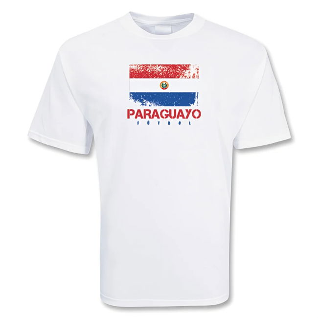 Quality Futbol Paraguayo Pride T-Shirt Authentic Professional