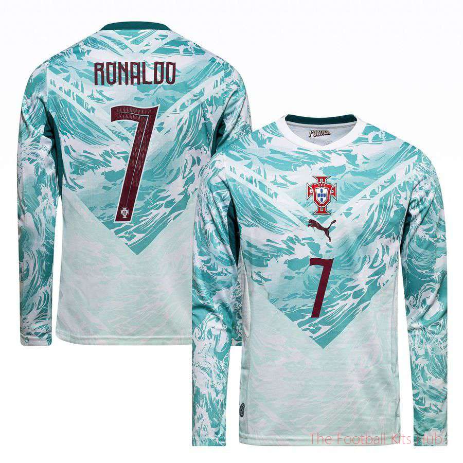 [LK] Portugal Away Shirt World Cup 2026 Long Sleeves RONALDO 7