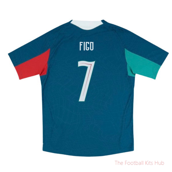 2026-2027 Portugal Training Jersey Pro (Ocean Tropic) (Figo 7)