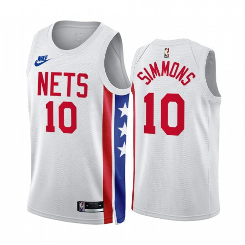 Nike Nets White Brooklyn Nets #10 Jersey - Economical Game Day Wear