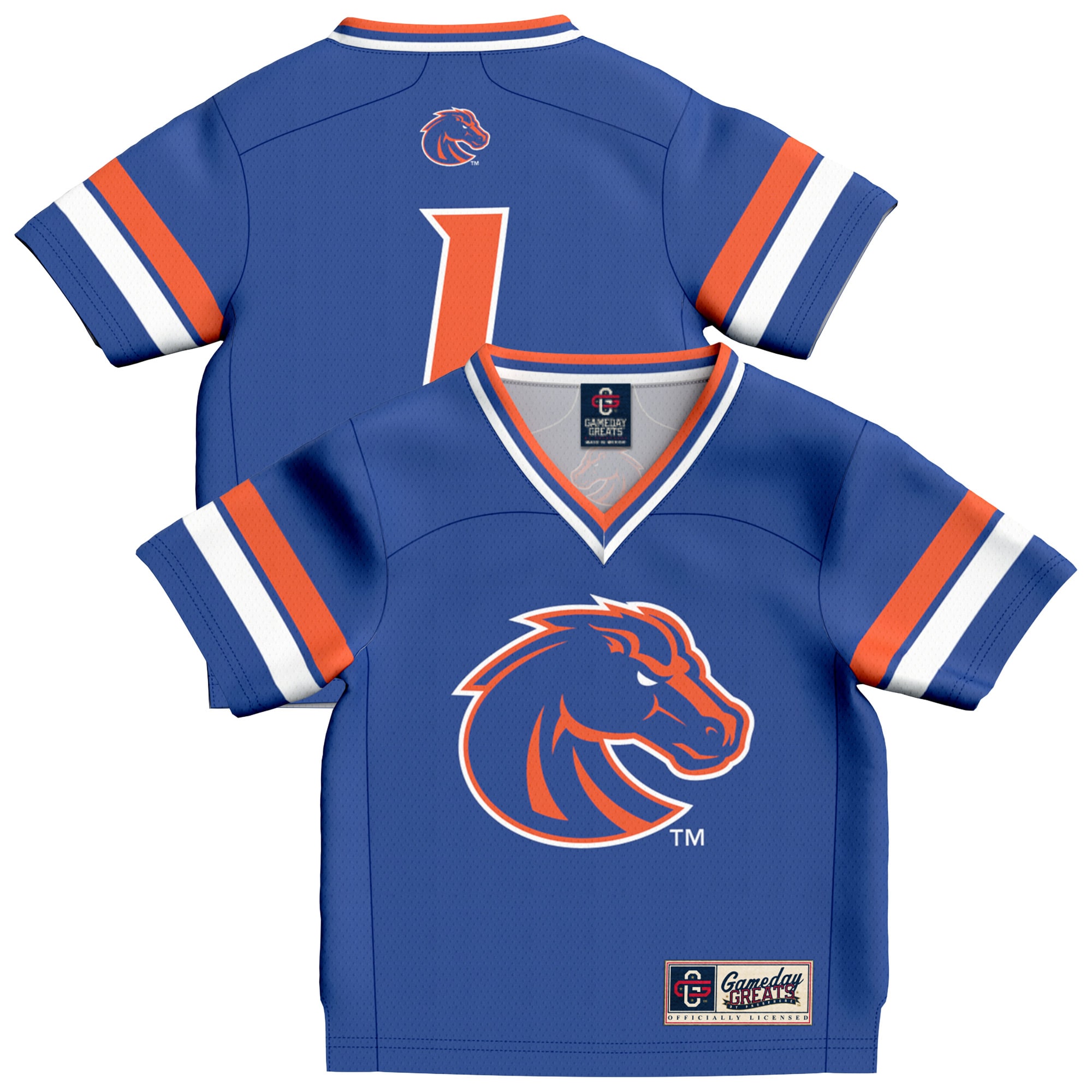Boise State Broncos GameDay Greats Infant Lightweight Collegiate Football Fashion 26/27 Football Jersey - Royal
