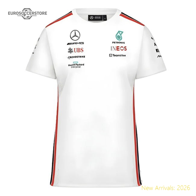 S Mercedes Amg Petronas Female 2023 Shirt Football Fan Apparel