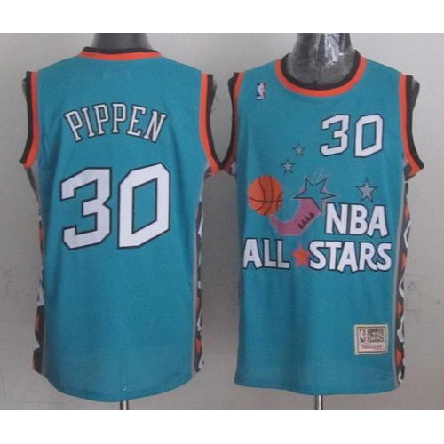 Mitchell And Ness Blue Chicago Bulls #30 Jersey - Cost-Effective