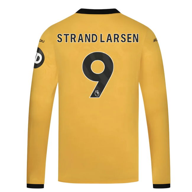 Ultra Comfort Wolves Wolves Long Sleeve Home Shirt Strand Larsen #...