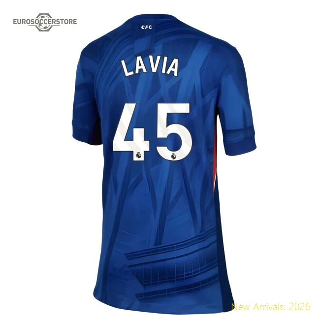 Premium Kids Chelsea Lavia Jersey 2025-2026 Breathable Flexible