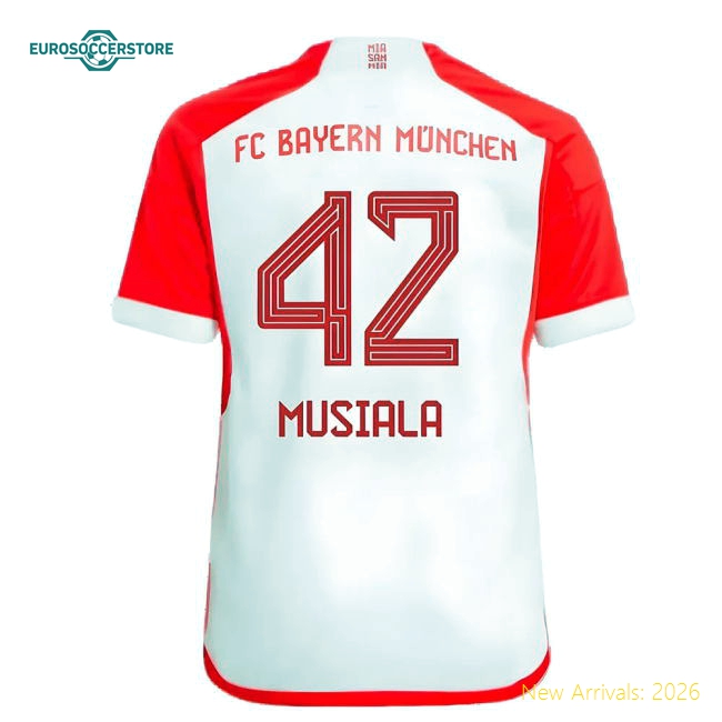 High-quality Football Team Kids Musiala Jersey 2023-2024 Lightweight