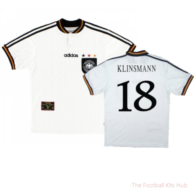 Germany 1996-98 Home Shirt (XL) (Excellent) (Klinsmann 18)