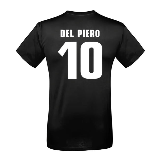 Durable Material Devoted Juve Forza Juventus T Shirt Black Del Pier...