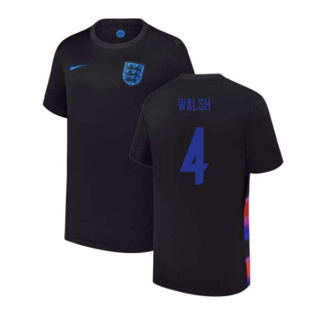 Low Cost 2025 England Womens Team Away Shirt (Kids) (WALSH 4) Slim Fitting