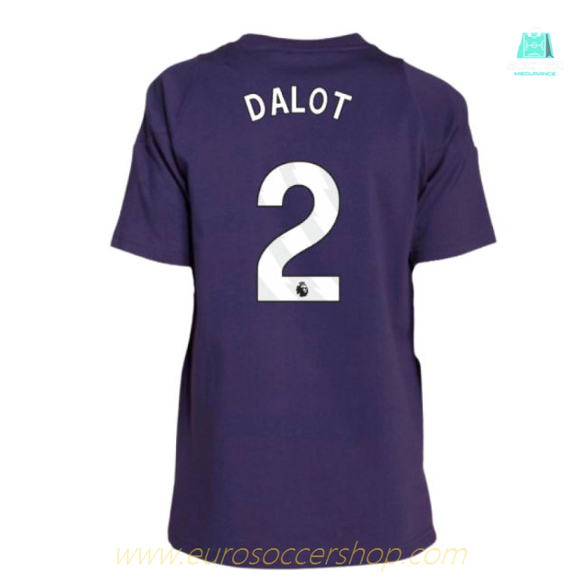 2025-2026 Man Utd Training Tee (Aurora Plum) - Kids (Dalot 2)
