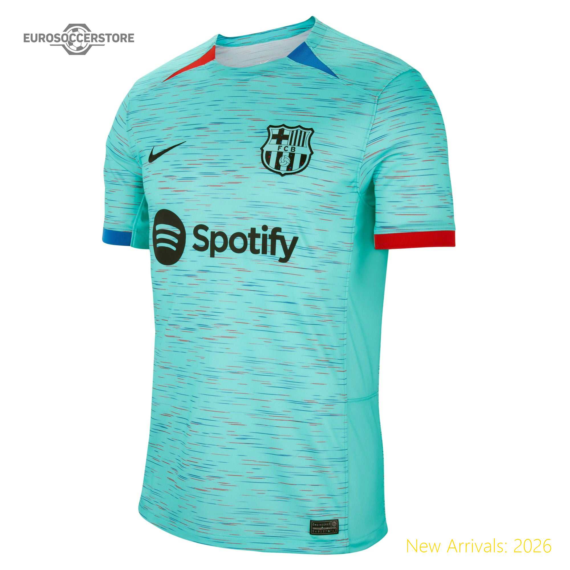 Officially Approved Men Bar Barcelona Third Third Official Jersey 2023