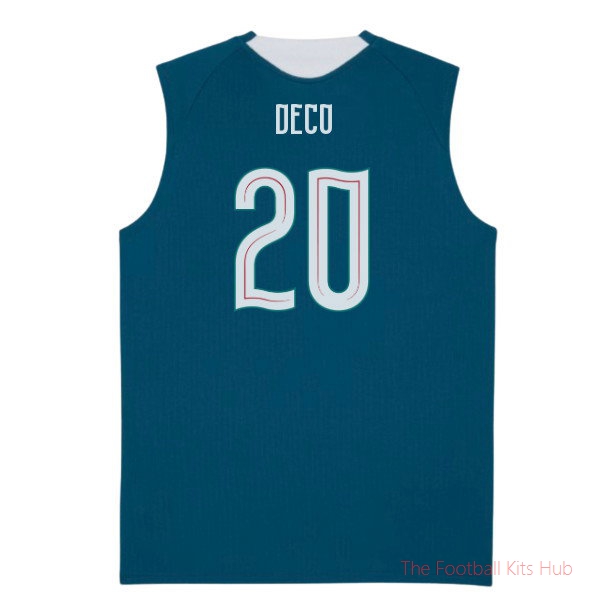 2026-2027 Portugal Sleeveless Training Jersey (Ocean Tropic) (Deco 20)