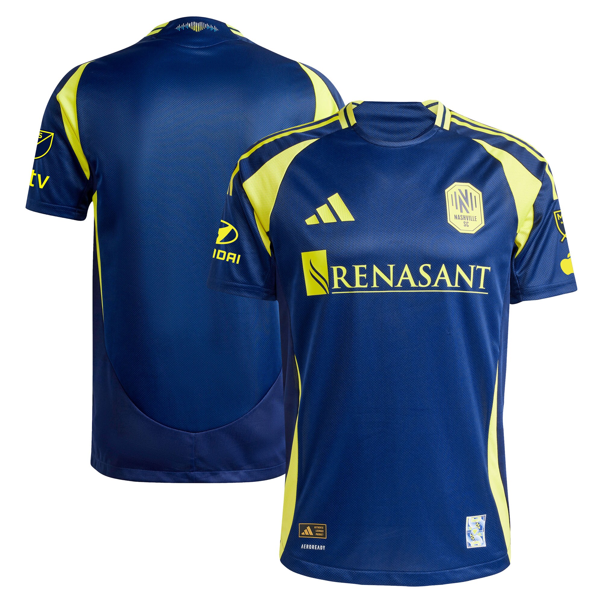 [SJH] Nashville SC 2025 The Heart Of Nashville Kit Authentic Jersey - Navy