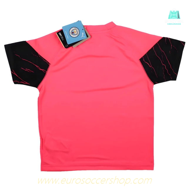2023-2024 Man City Training Jersey (Sunset Glow) - Kids (HAALAND 9)