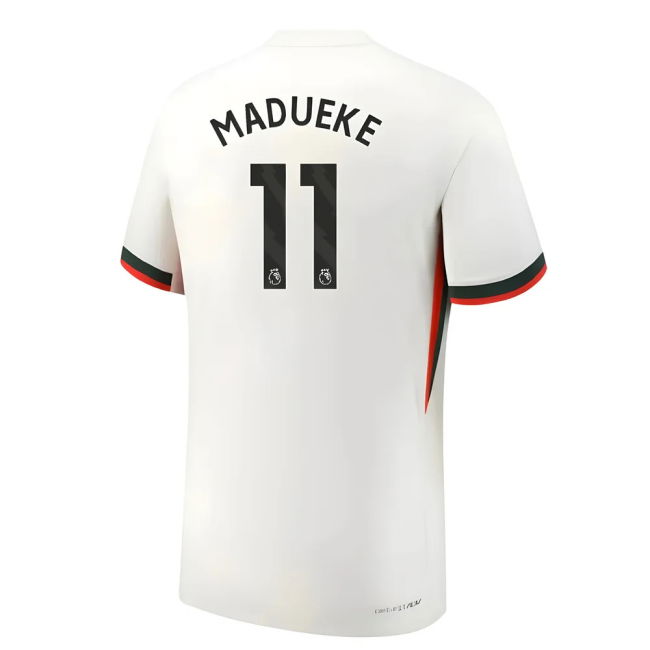 2025-20 Chelsea Away Football Shirt Madueke Name Number L M S