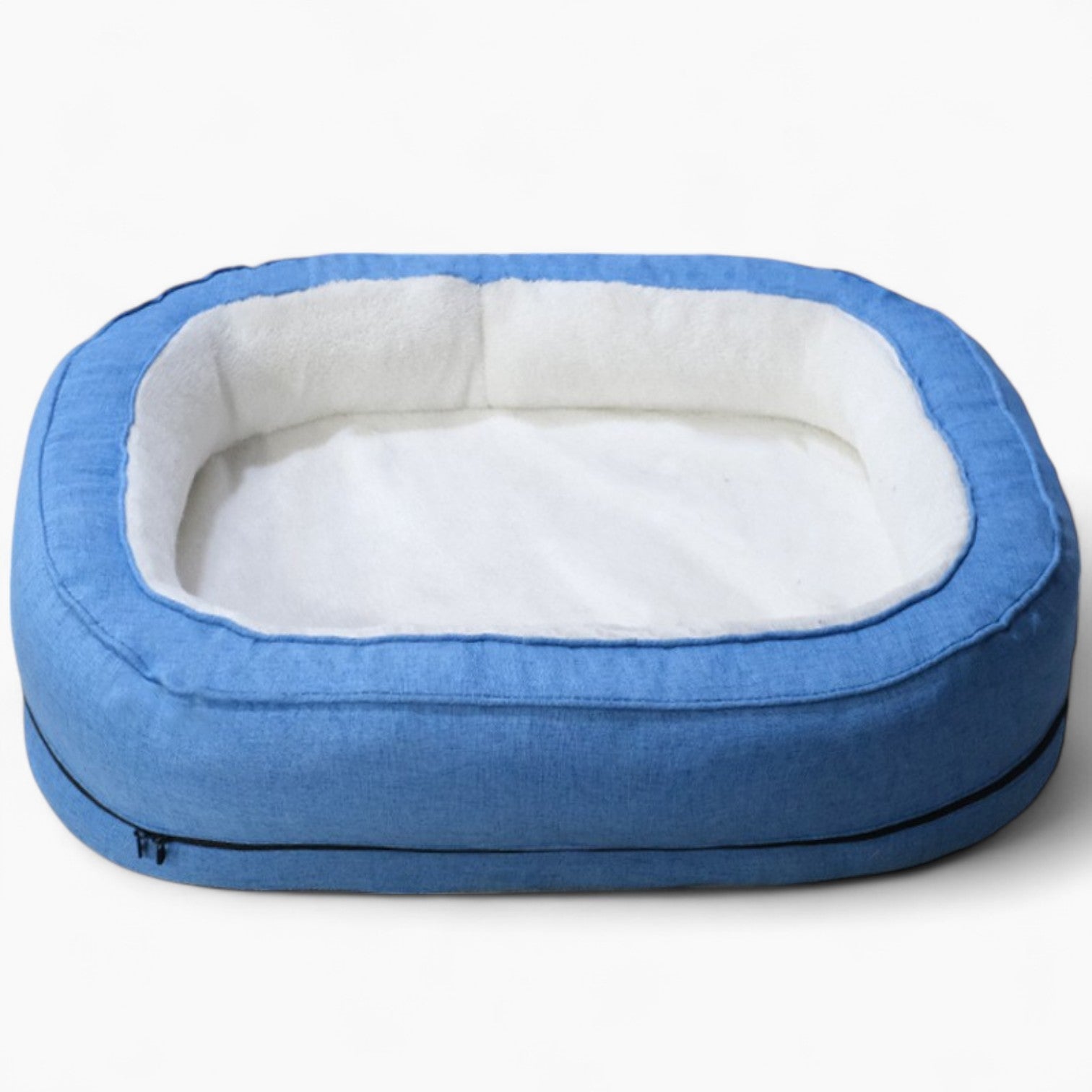 Cozychon French Bulldog Rectangular Bed – Supportive & Spacious Lounger