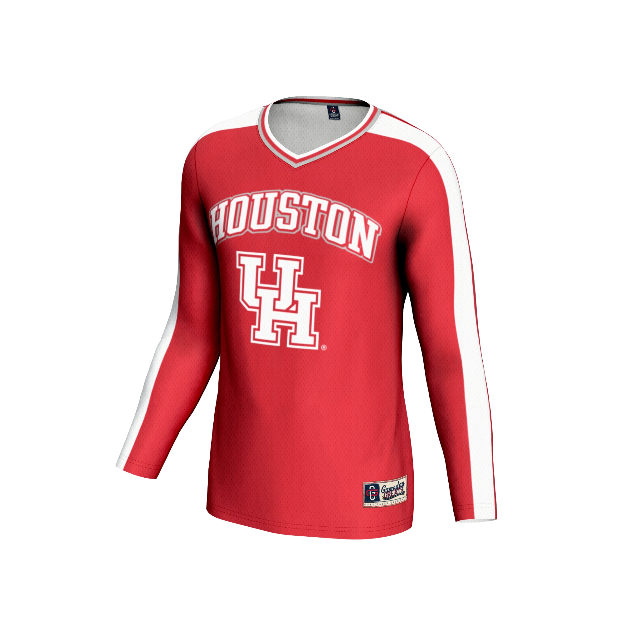 [DDG] Houston Cougars GameDay Greats Youth #1 Lightweight Volleyball Fashion Jersey - Red