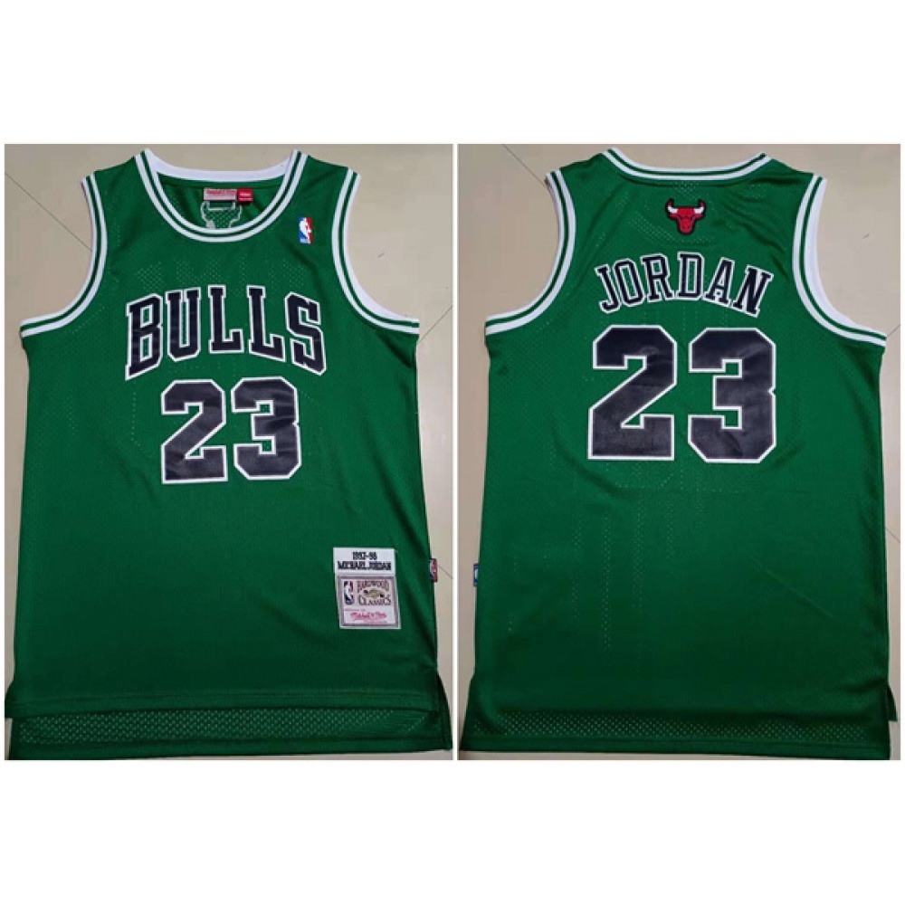 Authentic Chicago Bulls 23 Jersey - Green - Must-Have Jersey