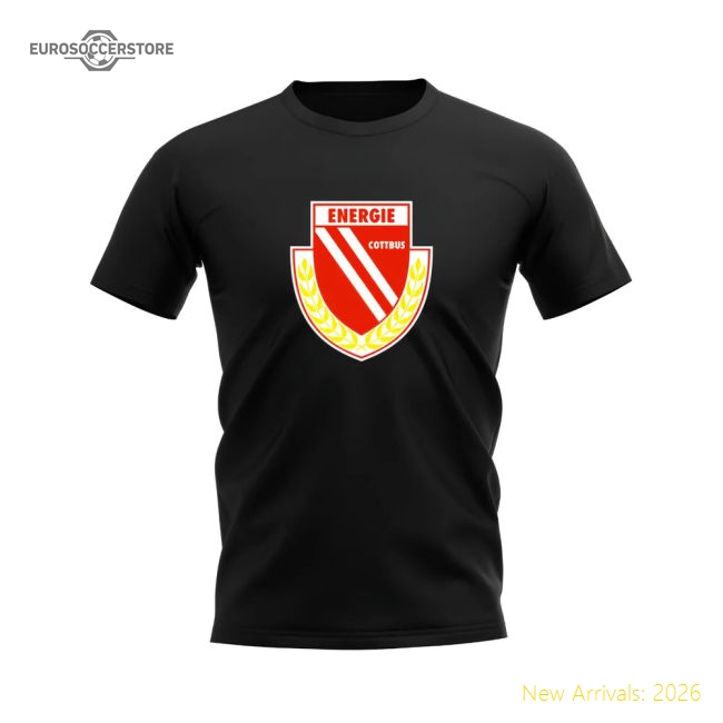 Genuine Premium Energie Cottbus Badge T-Shirt (Black)