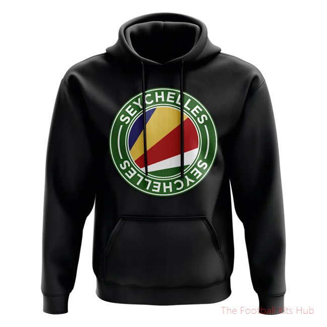 Men Seychelles Football Badge Hoodie (Black)