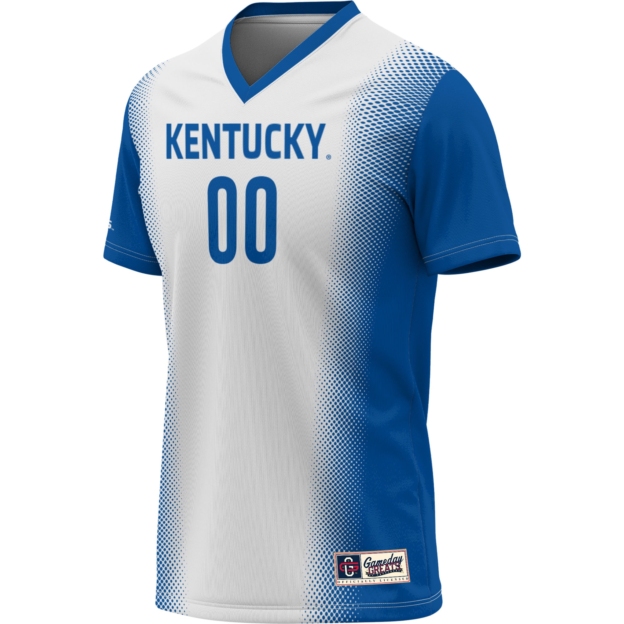 [DDG] Kentucky Wildcats GameDay Greats Youth NIL Pick-A-Player Lightweight Women's Soccer Jersey - White