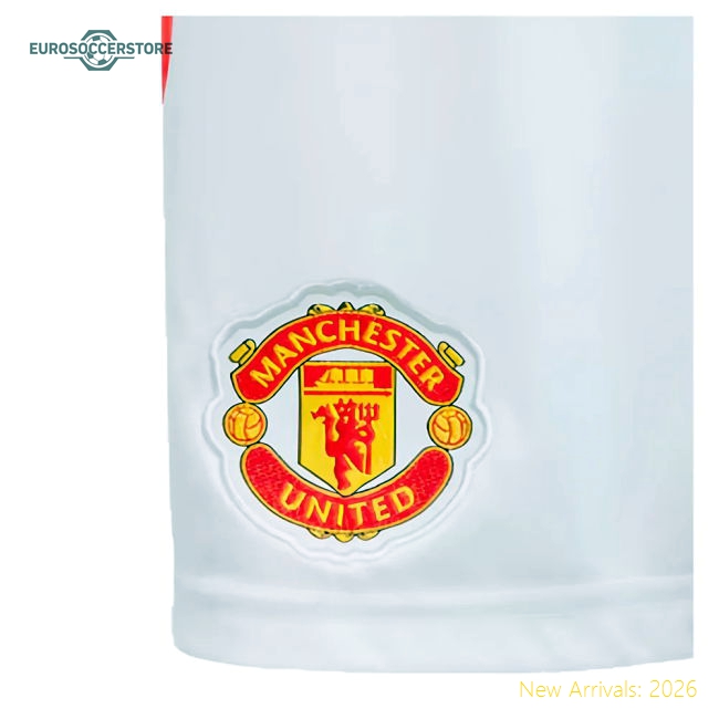 2024-2025 Man Utd Home Shorts (White) - Kids