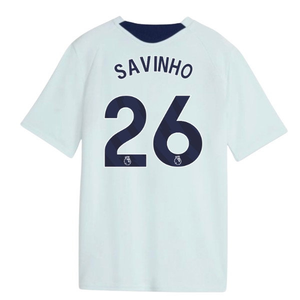 [JED] 2026-2027 Man City Training Jersey (Dewdrop) - Kids (Savinho 26)