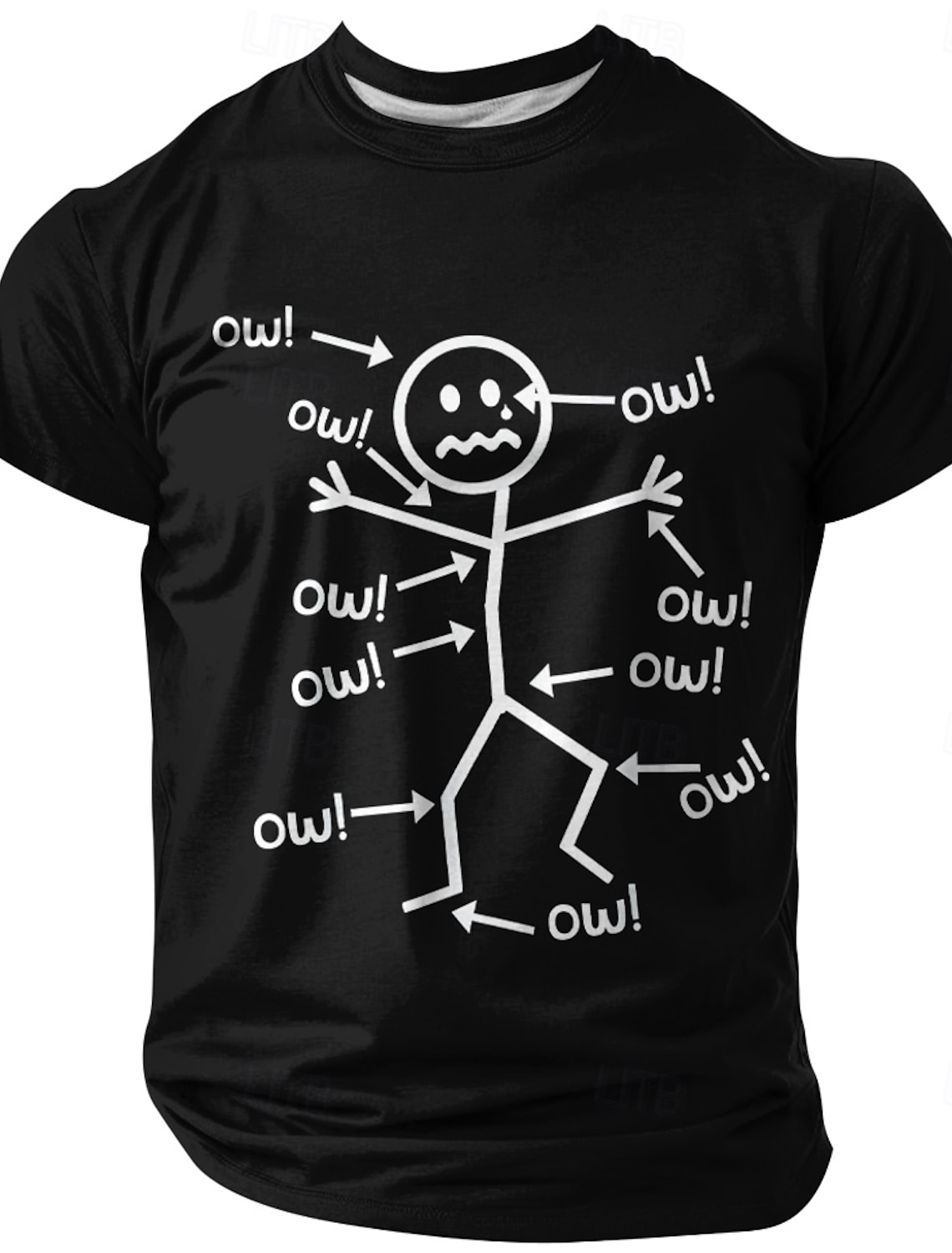 Men's T-Shirt Funny Graphic Short Sleeve UNDIAGNOSED BUT SOMETHING AIN'T RIGHT Lifestyle Humor Tee